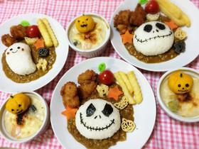 ハロウィン☆ジャックカレープレート☆